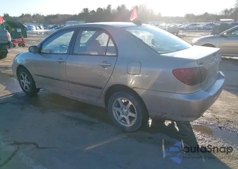 2004 Toyota Corolla Le z USA, uszkodzony, nr VIN 2T1BR38E24C286221